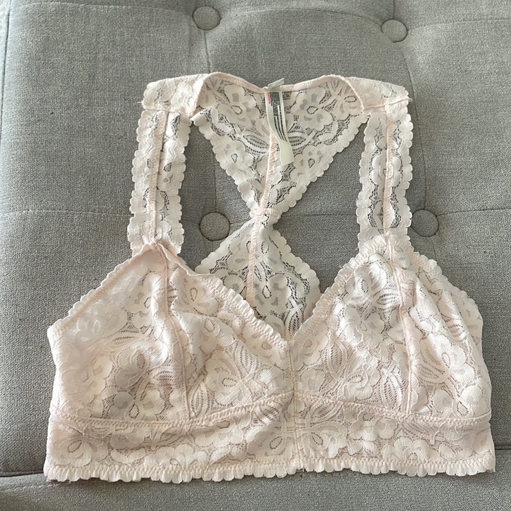 Free People lace bralettes